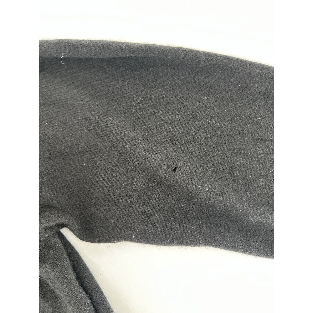 Daniel Bishop 2 Ply Cashmere Sweater Mens Sz XXL *Needs Repair* Has Holes Black - Picture 12 of 16